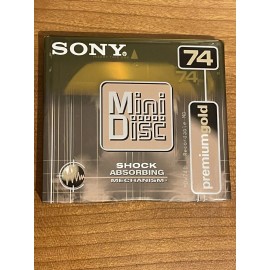 Sony New Sony Premium Gold MiniDiscs 74 minute Minidiscs  Gold Label**