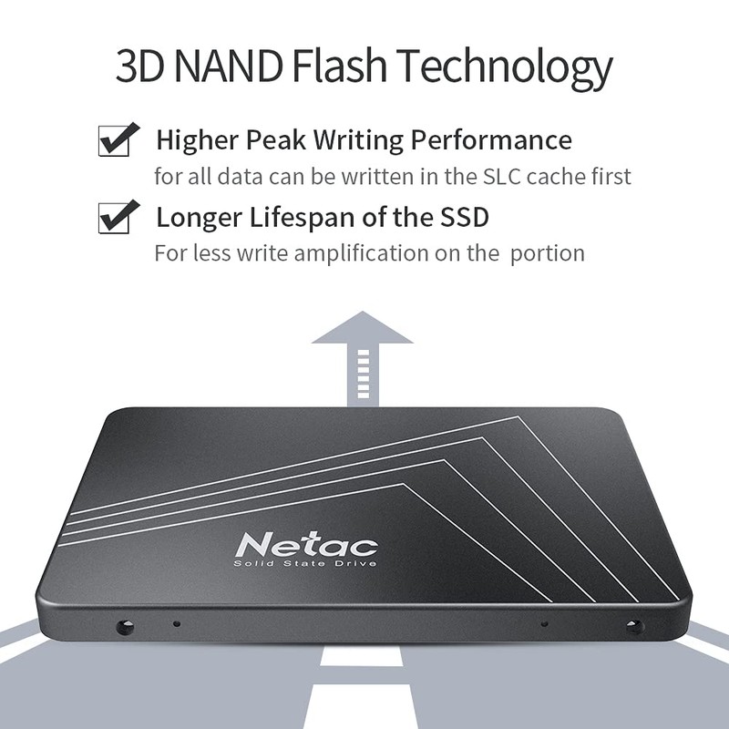 Netac 240GB Internal SSD SATA III 6Gb/s 2.5-Inch/7mm PC Solid