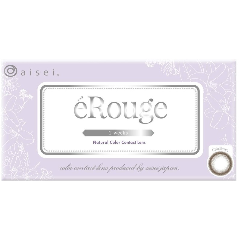 エルージュ トーメー2WEEKS シックブラウン -7.00 6枚入り