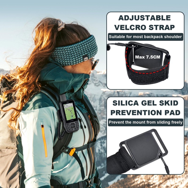 Lamborsafe Backpack Mount for Garmin Handheld GPS eTrex/GPSMAP Series with