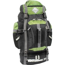 SiXsigma Sports Lightweight 35L Hiking Backpack for Men - Water Resistant, Multiple Pockets, Ideal Travel Rucksack, Small Camping Backpack, Green| warehouse Cycling