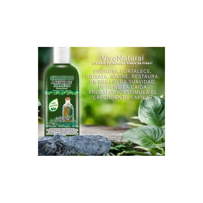 Shampoo Aceite De Romero Fortalecedor Capilar 500ml