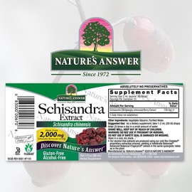 Nature's Answer Schisandra Berry 1 Oz