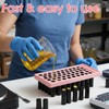 100Pcs Lip Balm Tubes Kit with Filling Tray & Spatula,