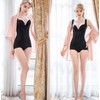 MIETTA Bodysuit U-Shaped Black Swan Series, XXL