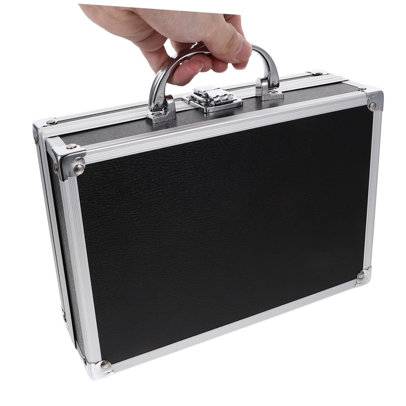 Mikinona Multi Functional Handheld Aluminium Tool Briefcase Durable Storage Box