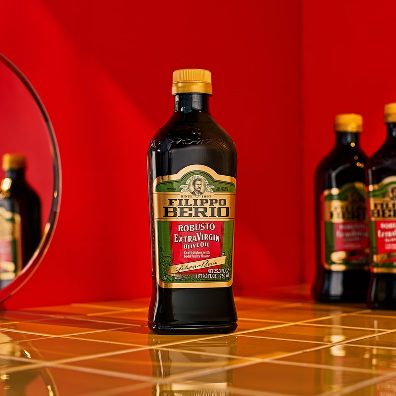 Filippo Berio Cold Pressed Extra Virgin Olive Oil, Robusto, 16.9