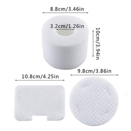 Eztronics CorpFoam and Felt Filter Kit Compatible with Shark Navigator NV36 NV36A NV42 UV410 NV44, NV44 26, NV46, NV46C Swivel Deluxe, Deluxe Upright Vac Vacuum Cleaner Coaster