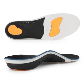 riemot Solette Ortopediche Supporto Arco Plantare per Fascite Plantare, Tallonite e Piede Piatto, Solette Scarpe Plantari Ortopedici Uomo e Donna Soletta Antishock con Ammortizzazione, EU 40