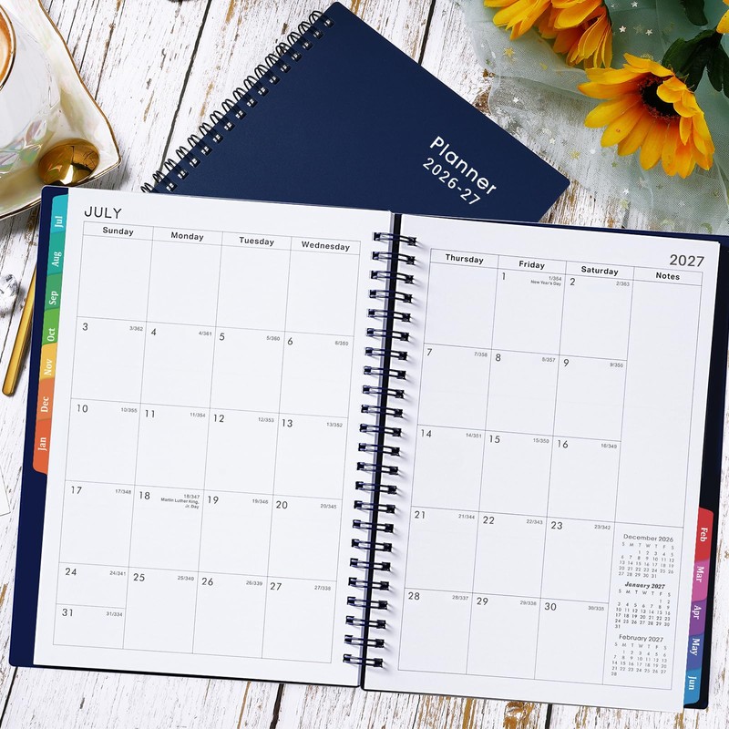 2026-2027 Planner - Planner 2026-2027 with Weekly & Monthly Spreads,