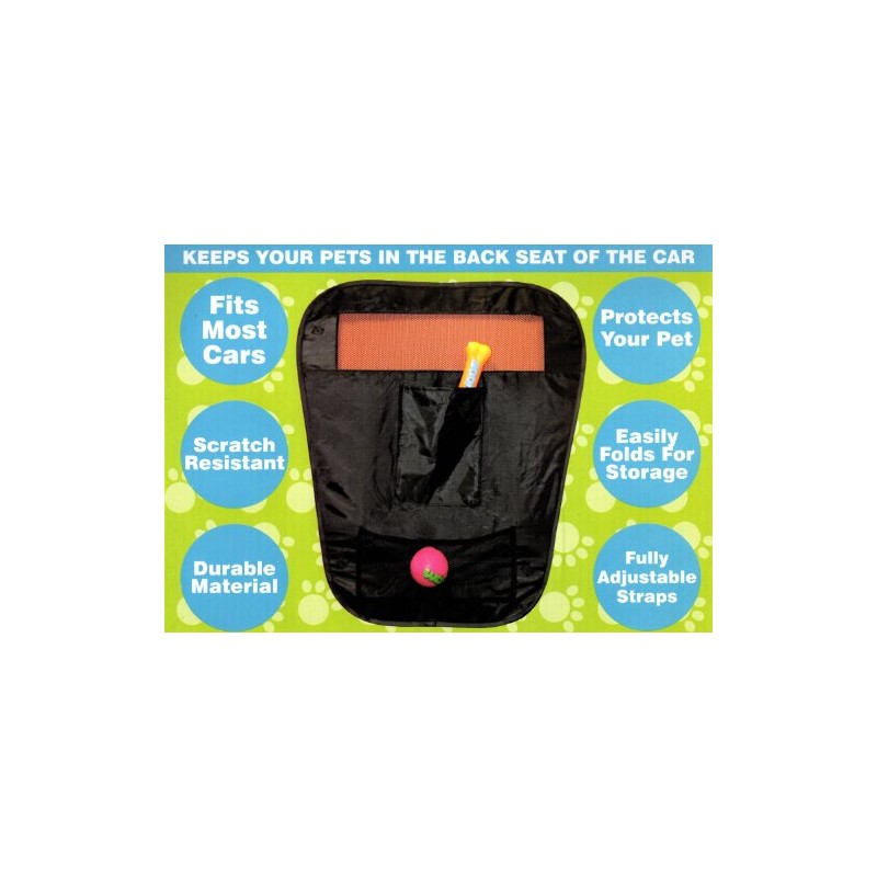 Dukes Auto Pet Barrier with Storage Pockets