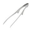 (Silver) - Todai 24cm Stainless Steel Non-Slip Yakiniku BBQ Tongs