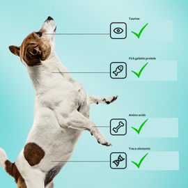 AOODOOM Dog Licks Sugar Toys - Dog Chew Toys, Dog Wall Sugar Licks Toy, Solid Nutritional Paste for Dog Licking, Dog Licks Roll Ball, Dog Sugar Snacks for Dog Calming