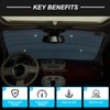 Full Window Sunshades Compatible with Fi@t 500 2010-2024 Accessories, Windshield