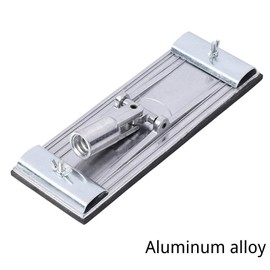 Pole Sander Head Alloy Sander Tool No-flip Pole Sander for Drywall Auto Body Sanding Quick Release Clips Wall Sander Ceiling Sander (Aluminum alloy)