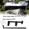 SAVYSPEDY Dual Step Boat Trailer Steps for The Tongue with