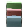 Officemate Wall File, Smoke, Set of 3 (21421)
