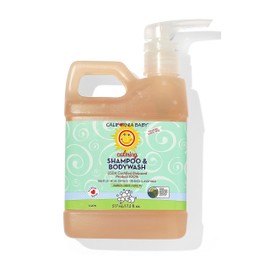 California Baby California Baby Calming Lavender Shampoo and Body Wash | 100% Plant-Based (USDA Certified) | Allergy Friendly | Baby Soap and Toddler Shampoo for Dry, Sensitive Skin | 517 mL / 17.5 fl. oz