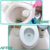 4-Pack Toilet Brush, Soft Polyester Fiber Brush Head Long Handle