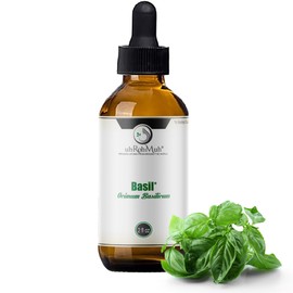 uh*Roh*Muh Premium Basil Essential Oil c.t. Linalool | Home Essential Diffuser Oil for Aromatherapy, Perfect for Massage, Hair Care, Skin Care, DIY and Making Perfumes (2oz)
