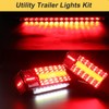 EXERAUO Boat Trailer Lights LED Kit, Submersible Boat Trailer Light,