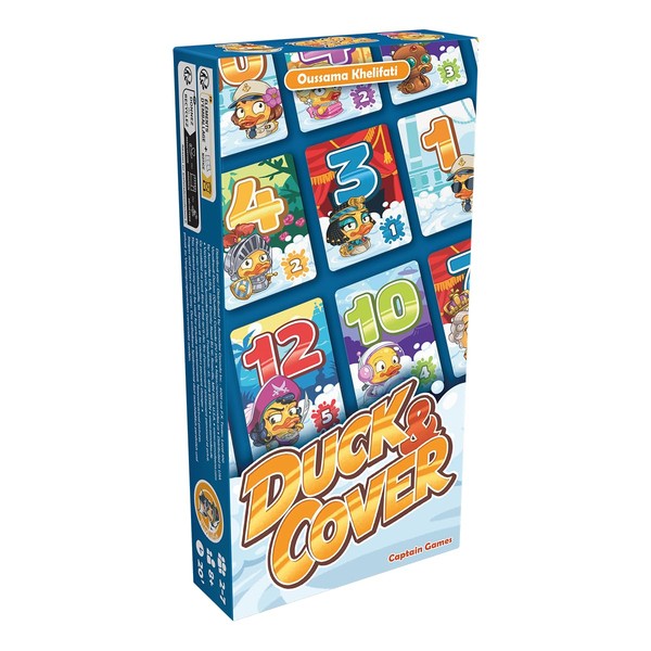 Captain Games, Duck and Cover, Family Game, Card Game, 2-7