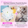 Makartt - Colector de polvo de uas MIni profesional potente