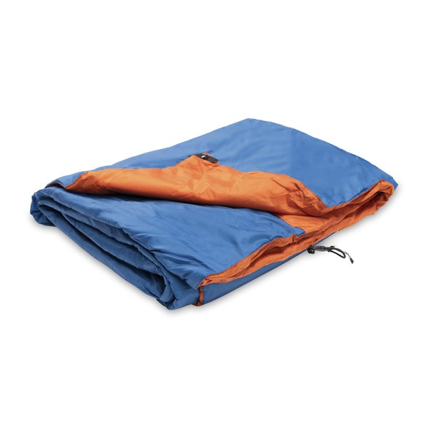 Klymit Versa Packable Camping Blanket & Comforter, Blue/Red