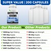 1000mg Quercetin - 200 Capsules | Immune Support, Antioxidant for