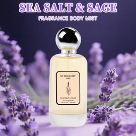 3.4 Fl Oz Eau De Parfum Spray for Women and Men - Long-Lasting Scent, with Sea Salt, Sage and Grapefruit, Perfect for Dating, Daily Life, Parties and Gift Giving
