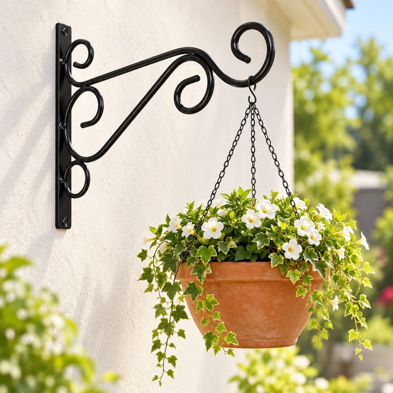 Iron Wall Plant Hanger Hooks for Hanging Flower Pots –