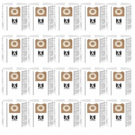 20 Pack VF3502 Vacuum Bags Compatible with Ridgid 12-16 Gallon Vacuum WD1950 WD1956 WD1850 WD1851 RV2400HF WD1450 WD1680 WD1270