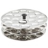 Tabakh MIS-103 3-Rack Stainless Steel Mini Idli Stand, Makes 54