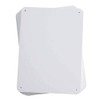 Brady 13623 10.25" Width x 7.625" Height, B-401 Plastic, White