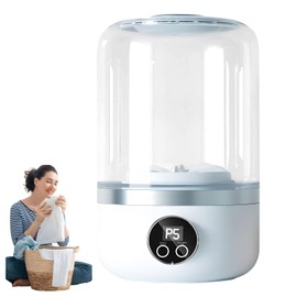 Underwear Washer, Portable Rechargeable Mini Ultrasonic Washing Machine for Underwear, Cordless Small Laundry Machine for Baby Clothes,Underwears,Socks, Mini Design for Apartment,Camping,Travel (1.0)