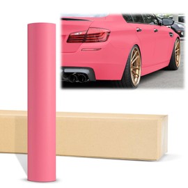 2pcs 4"x8" (10cmx20cm) Sample Pink Ultra Matte Flat Vinyl Wrap Auto Car Sticker Decal Film Sheet Bubble Free Air Release Technology