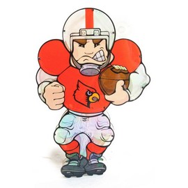 Louisville Cardinals Light Up Car Window Player