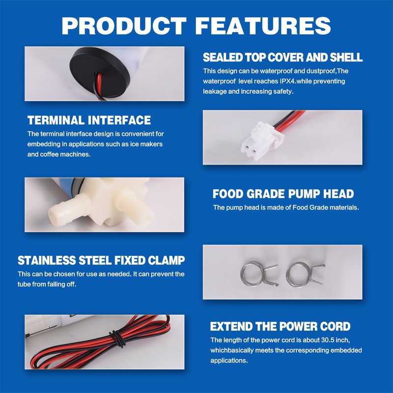 Upgrade KPW26C-12C2 Replacement Water Pump Compatible with G E Profile