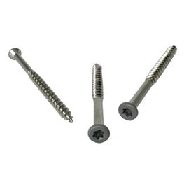 Ceta Decking Screw with Painted Head for Composite Flooring Colour Coded Screw Coloured Screw 4.2 x 55 mm Stainless Steel Color Coded Screw 5 Colors Pack of 50 (Black (RAL9005))
