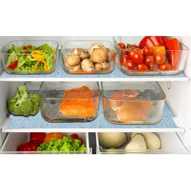 Blue Shelf Liner for Kitchen Cabinets Non Adhesive 20inx12FT Kitchen Drawer Liner, Waterproof Shelf Liner Durable Anti-Slip for Kitchen Cabinets Shelf Liner