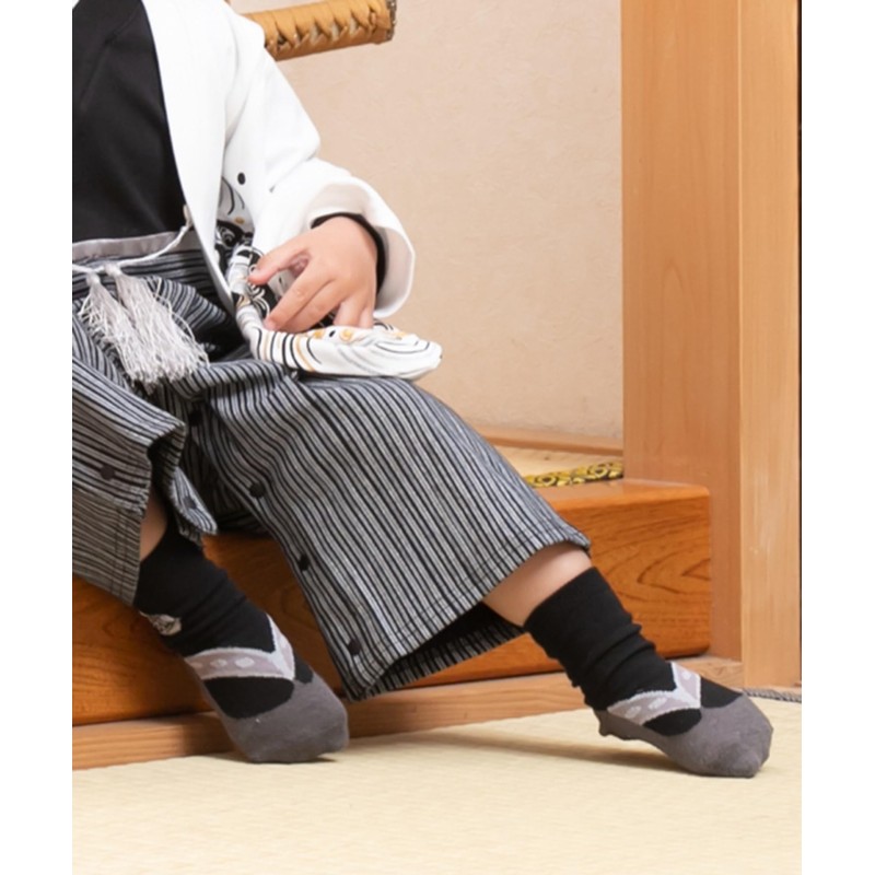 Baby Kids Children's Tabi Sandal-style Socks Boys 7-10 9-15cm, black