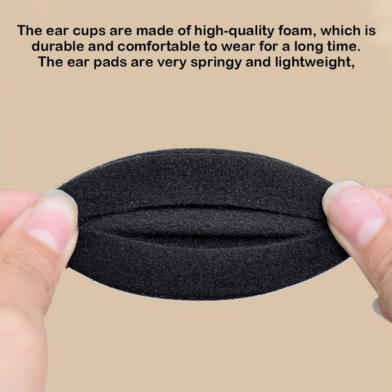 8 PCSHeadphone Earpads,Replacement Earpad Foam Sponge Cover，Ear Pads Replacement Foam