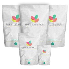 Vitamin C Tablets- 1000mg- High Strength- Nasty Filler Free- 180 Tablets- Sugar Free- Coughs/Colds/Immune Defence/Flu- Recyclable Pouch- No Plastic