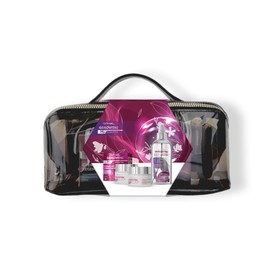 Gerovital H3 Evolution Women’s Skincare Gift Set – Micellar Water, Hydrating Lift Day Cream SPF 10, Regenerating Night Cream with Hyaluronic Acid & Elegant Travel Bag – Anti-Aging & Hydration