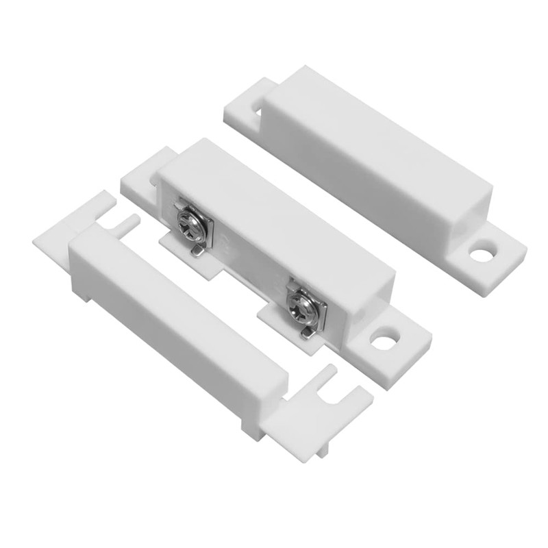 WESUA 5 Pack Surface Mounted NC Magnetic Door Contacts Switch