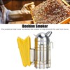 Pointed Beehive Smoker with Heat Protection Board Stainless Steel Bee