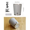 CBJAPAN CAFE GOMUG Tumbler, Light Gray, 10.1 fl oz (300