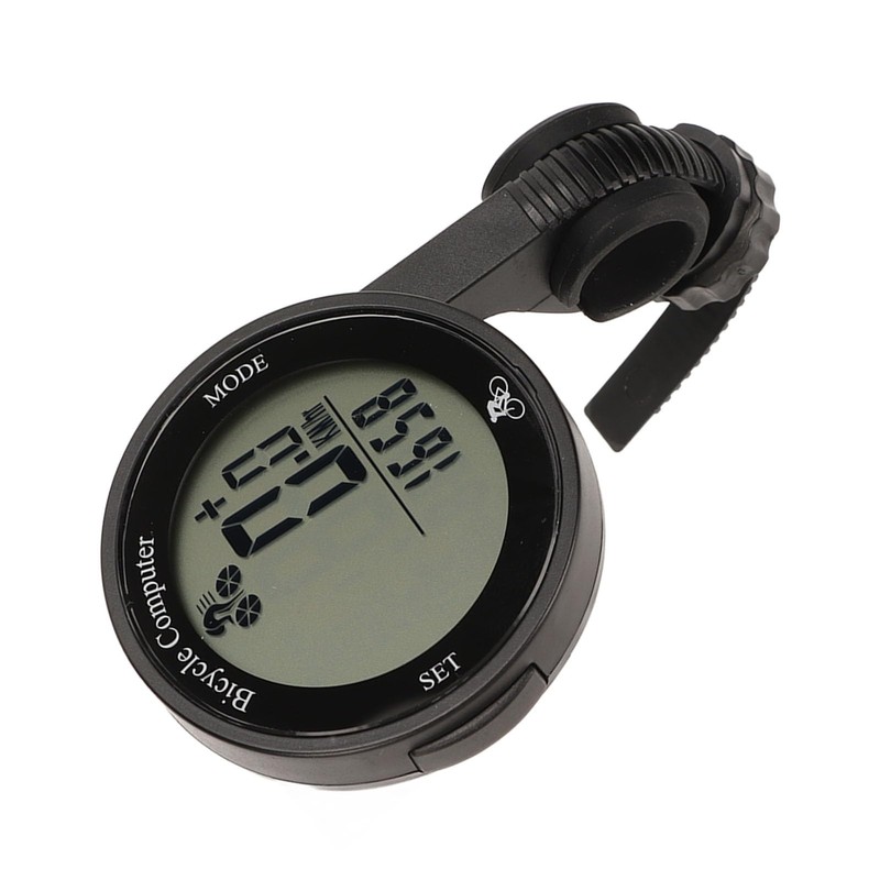 Multifunction Bike Computer Bike Thermometer Road Bike Watch (White Background