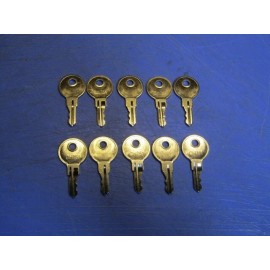 Southco 10 – Southco CH751 Keys for RV Campers, Cabinets, Push Locks Nickle Plated Brass