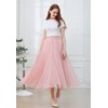 Tulle Skirts for Women, Elastic High Waist A Line Basic